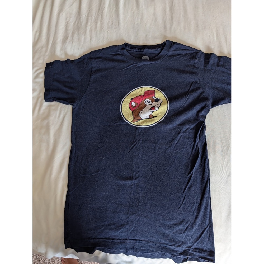 Buc-ees Alabama Ala-Buc-Ee-Bama Navy Blue Graphic T-Shirt Small Heart of South